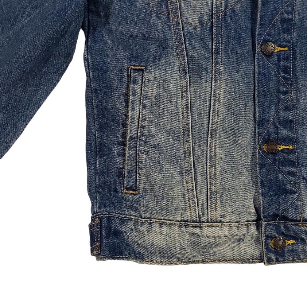 Wolfgang Dragonfly Jean Jacket YOUTH Sz L The Who Band Madison Square NY Patches - Picture 9 of 14